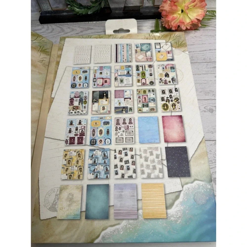 Santoro Gorjuss Tri Fold A4 Ultimate‎ Die Cut and Paper Pack Postal Theme NIB